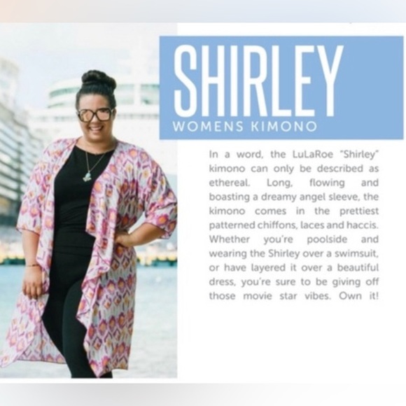 LuLaRoe Shirley 3/4 Sleeve Kimono in Vibrant Colors Floral Print 🌺🌼-Size Small - Picture 10 of 10